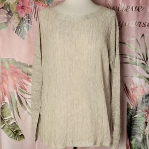 Eillen🐟 Fisher oatmeal sweater size M
